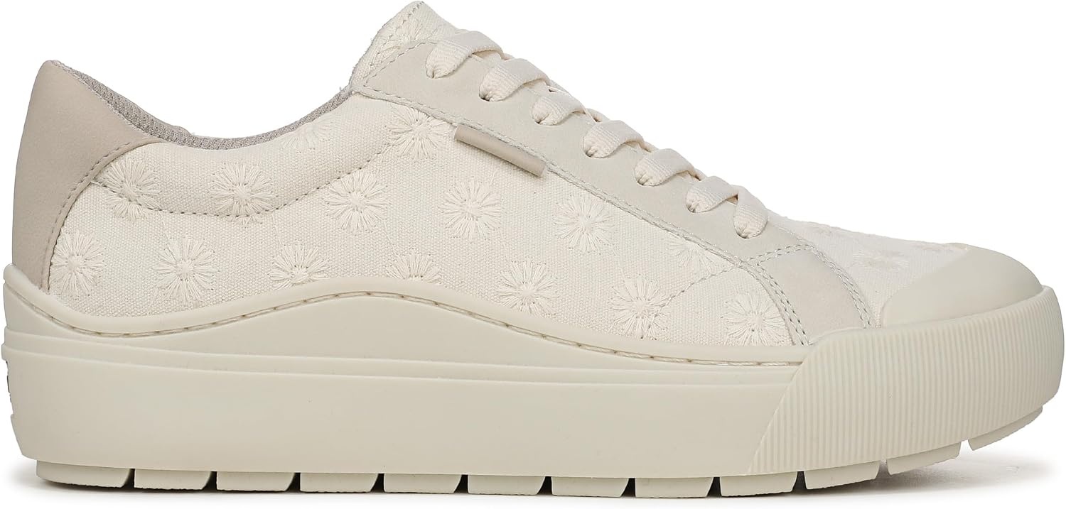 image:imageDrScholls Shoes Womens Time Off Casual ShoesOff White Floral Fabric