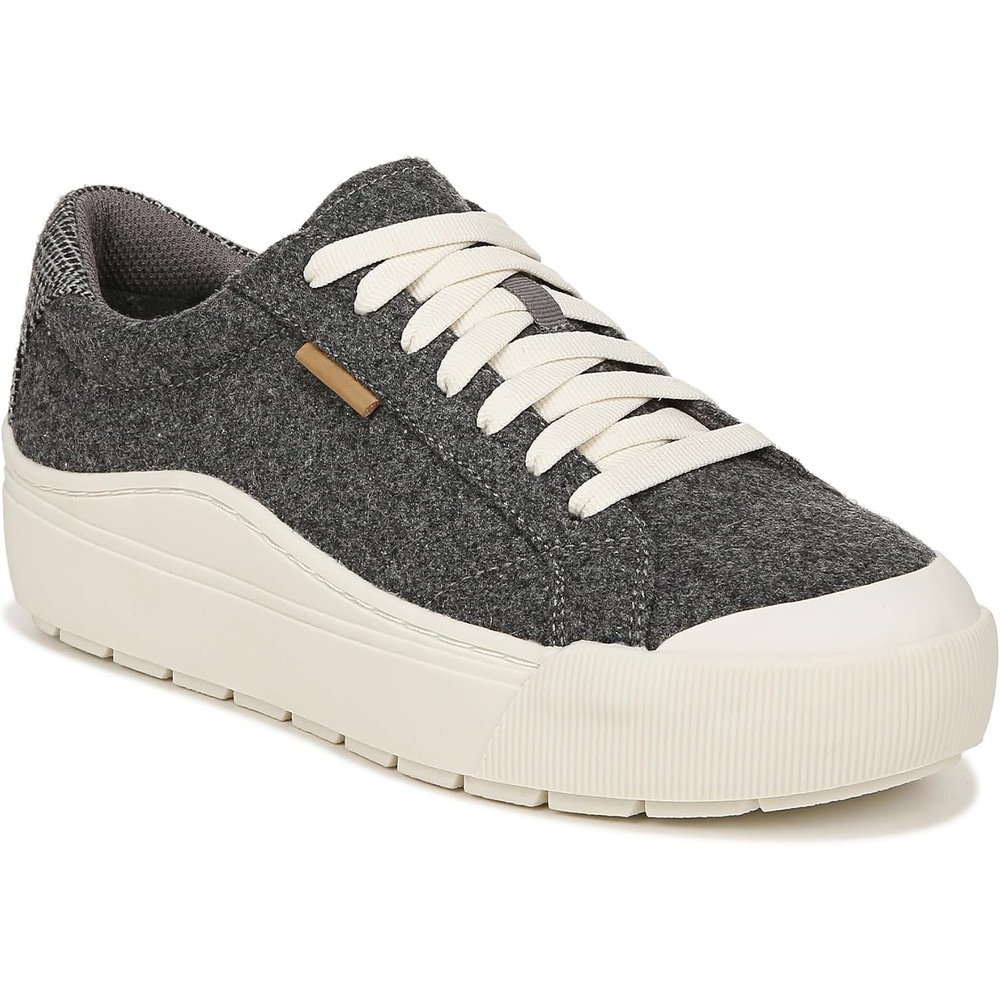 image:imageDrScholls Shoes Womens Time Off  Casual ShoesCharcoal Wool Fabric