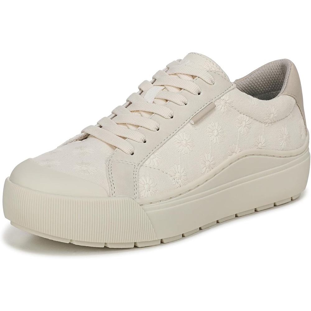image:imageDrScholls Shoes Womens Time Off  Casual ShoesOff White Floral Fabric