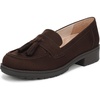 Dark Umber Brown Microsuede
