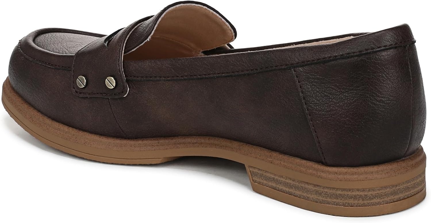 image:imageDr Scholls Hello Loafers LoafersMoc ShoesDark Brown