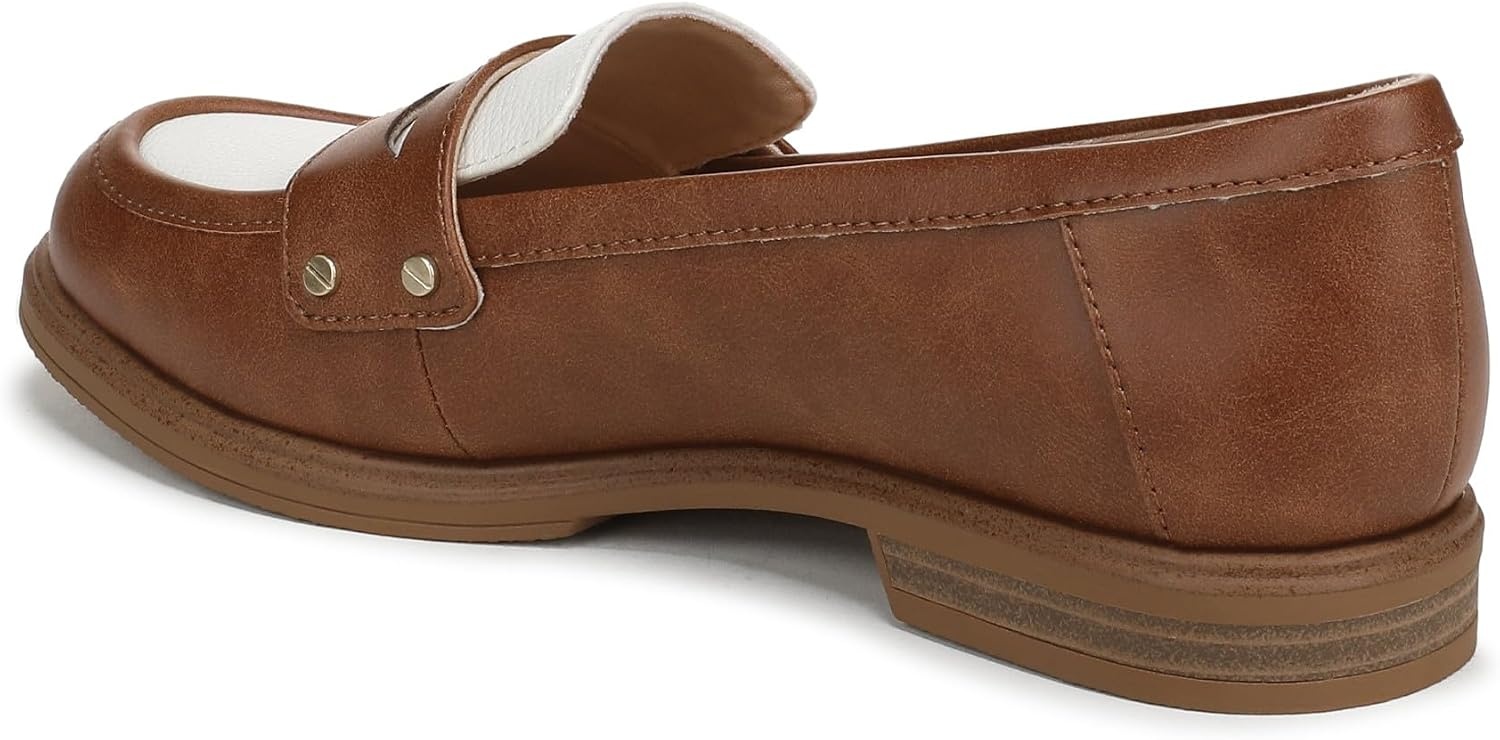 image:imageDr Scholls Hello Loafers LoafersMoc ShoesHoney BrownWhite