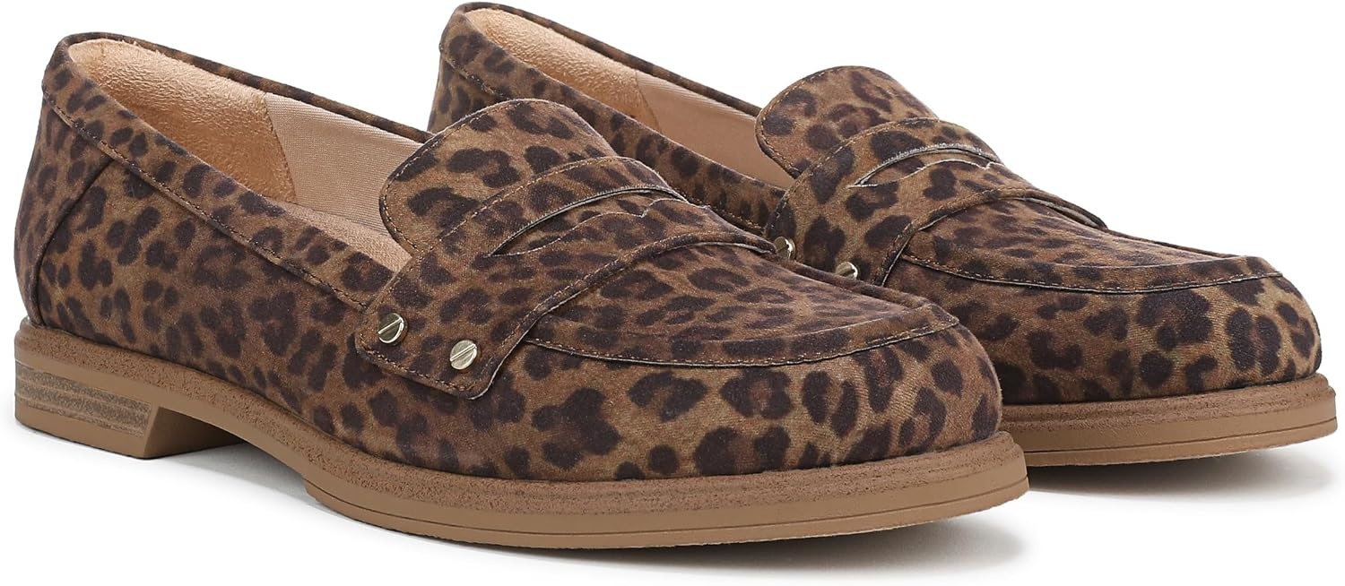 image:imageDr Scholls Hello Loafers LoafersMoc ShoesLeopard Animal Print