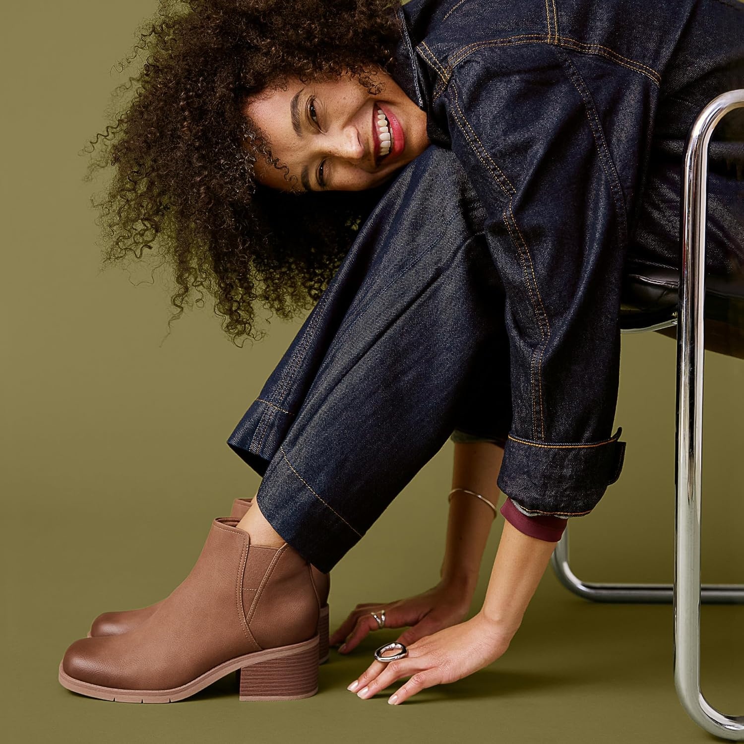 image:imageDr Scholls Joplin Low Zip Short BootsWarm Tan