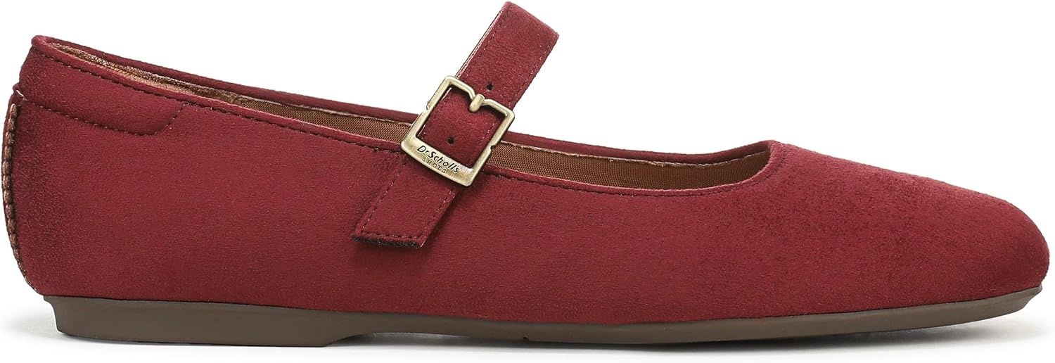 image:imageDr Scholls Shoes Womens Wexley Jane Casual ShoesBurgundy Microsuede