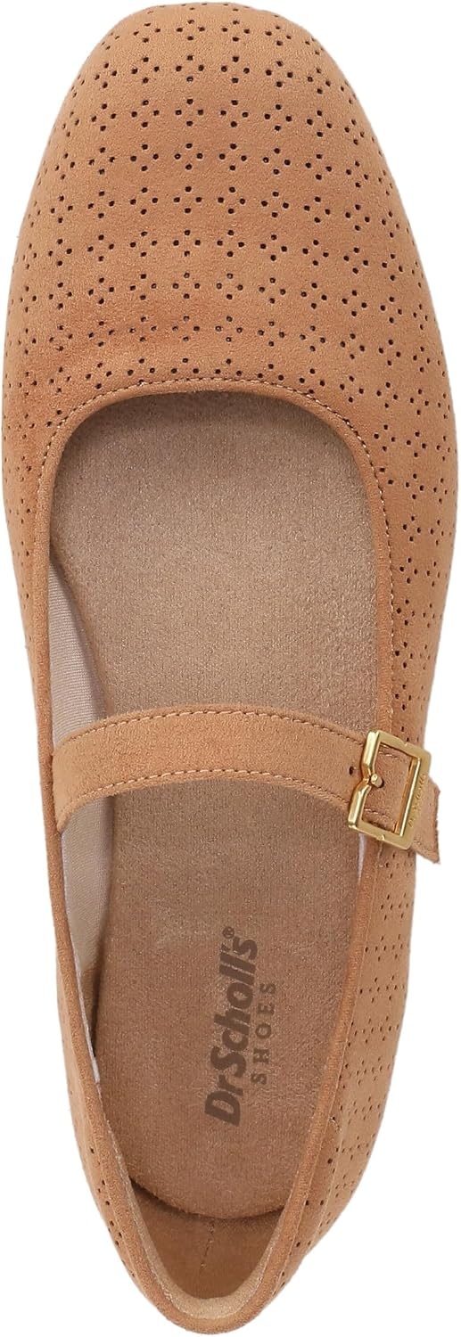 image:imageDr Scholls Shoes Womens Wexley Jane Casual ShoesCamelot Brown Microfiber Perf