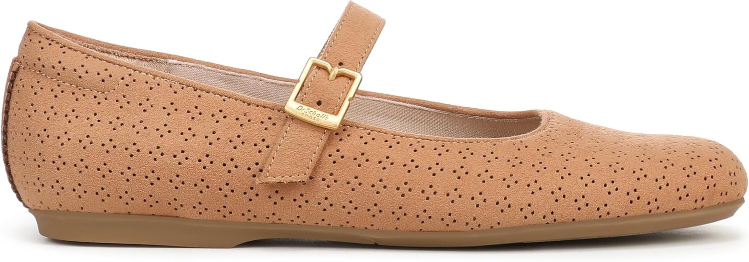 image:imageDr Scholls Shoes Womens Wexley Jane Casual ShoesCamelot Brown Microfiber Perf