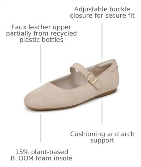 image:imageDr Scholls Shoes Womens Wexley Jane Casual ShoesChalk Beige Faux Leather