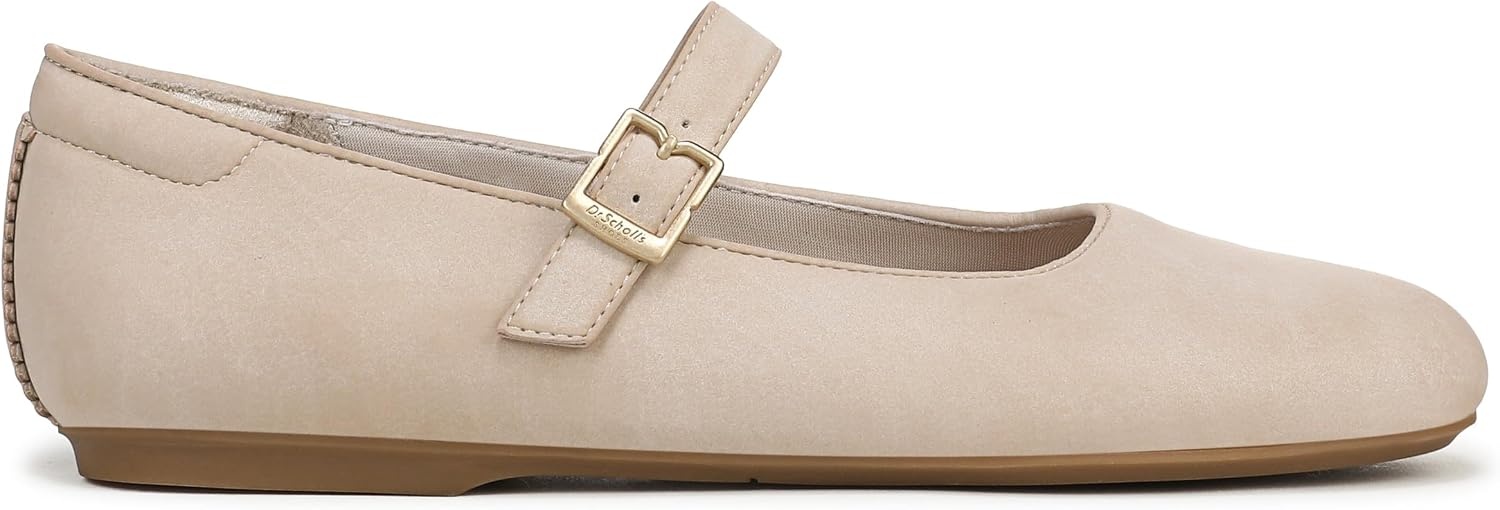 image:imageDr Scholls Shoes Womens Wexley Jane Casual ShoesChalk Beige Faux Leather