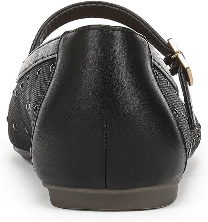 image:imageDr Scholls WrenBlack Mesh With Tonal Bead Detail