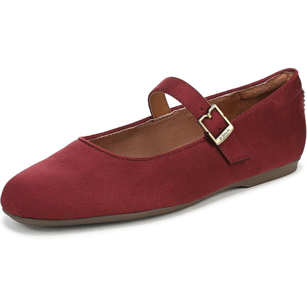 image:imageDr Scholls Shoes Womens Wexley Jane Casual ShoesBurgundy Microsuede