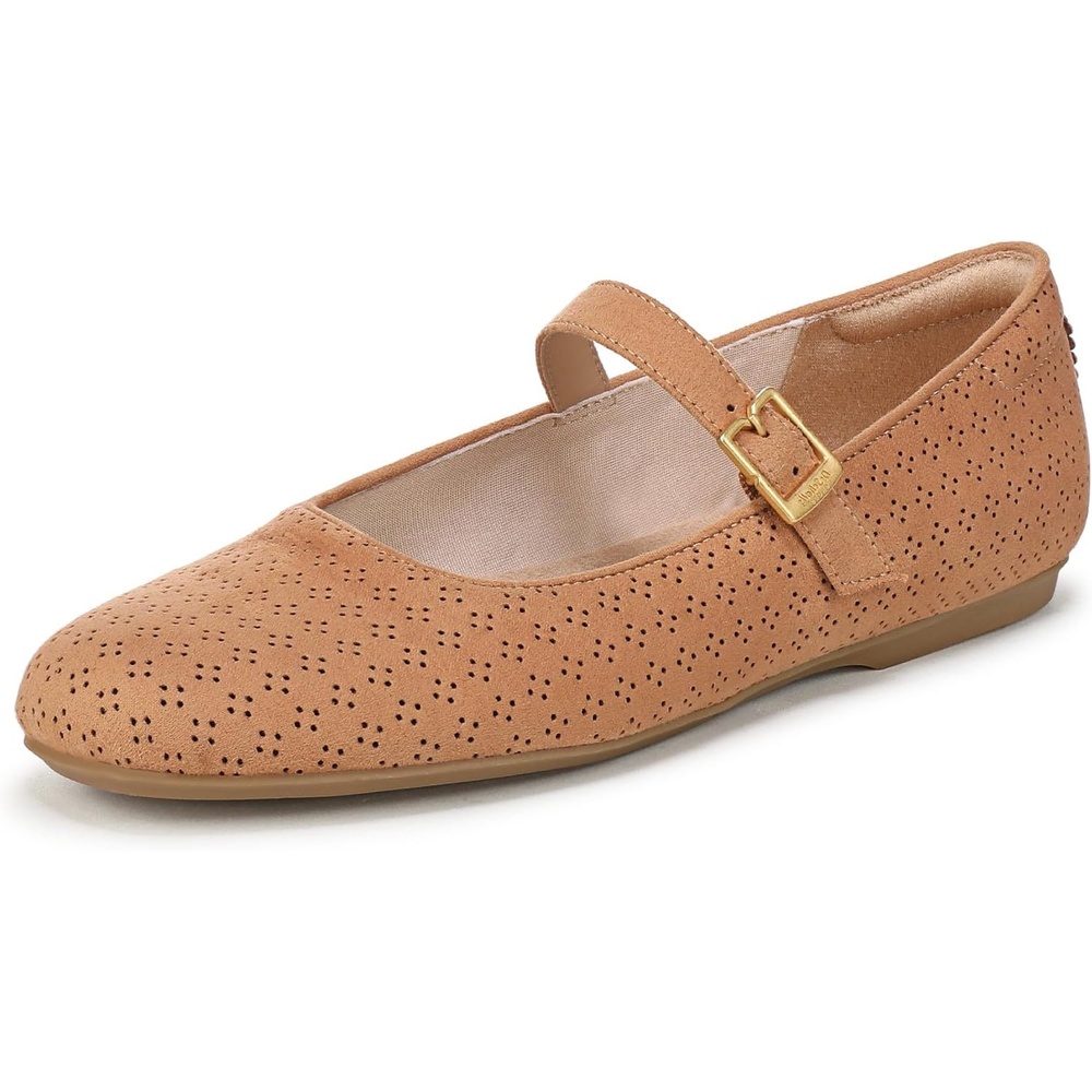 image:imageDr Scholls Shoes Womens Wexley Jane Casual ShoesCamelot Brown Microfiber Perf