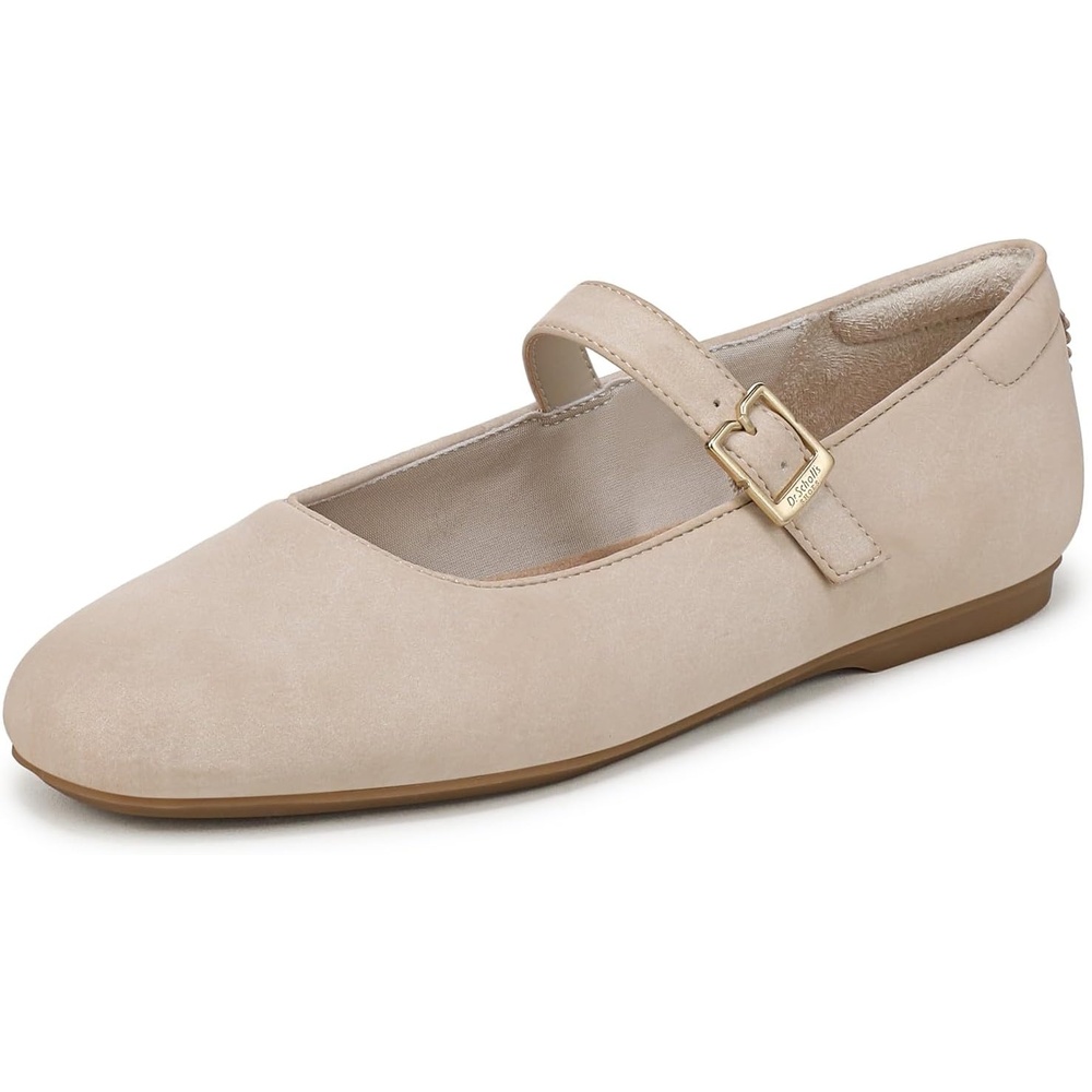 image:imageDr Scholls Shoes Womens Wexley Jane Casual ShoesChalk Beige Faux Leather