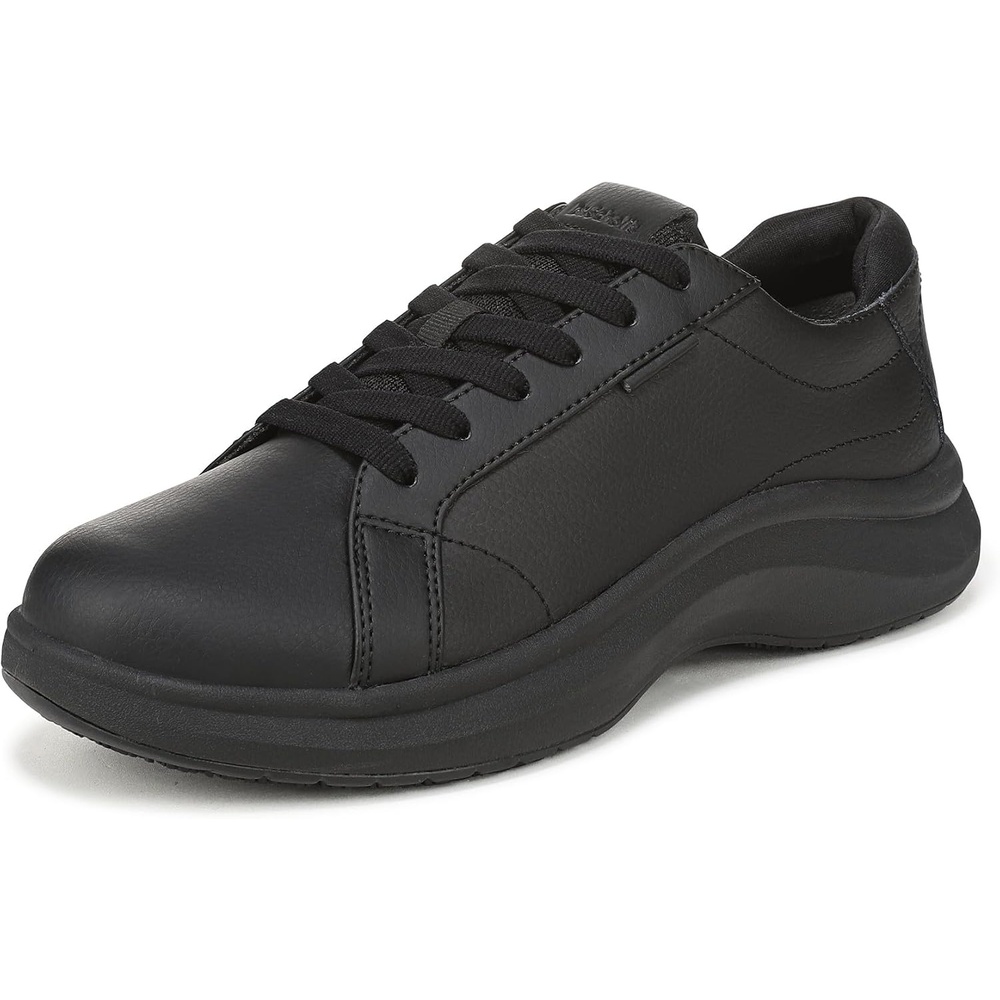 image:imageDr Scholls All Good Slip Resistant Service ShoesBlack Leather