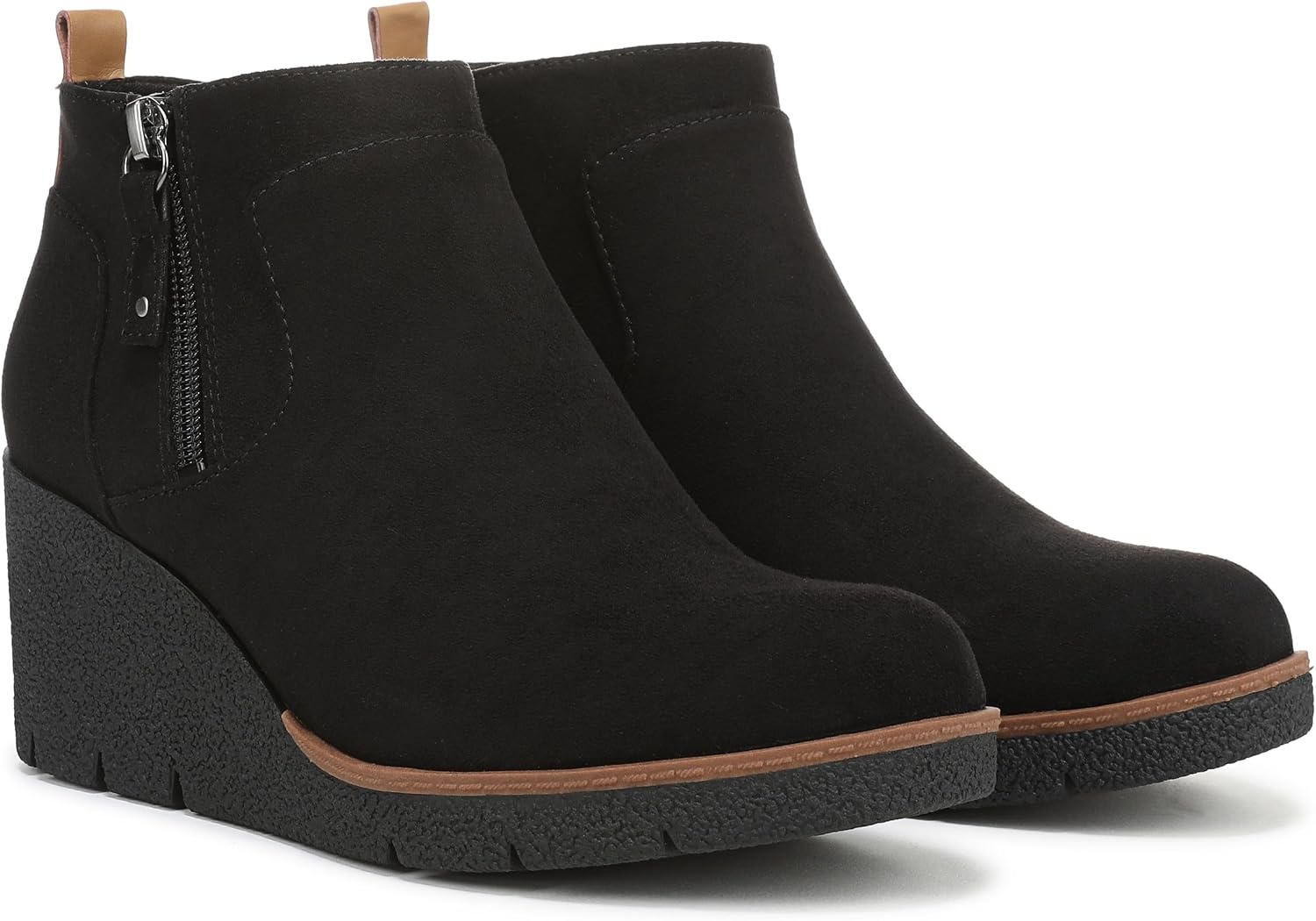 image:imageDr Scholls Bianca Zip Short BootsBlack Micro