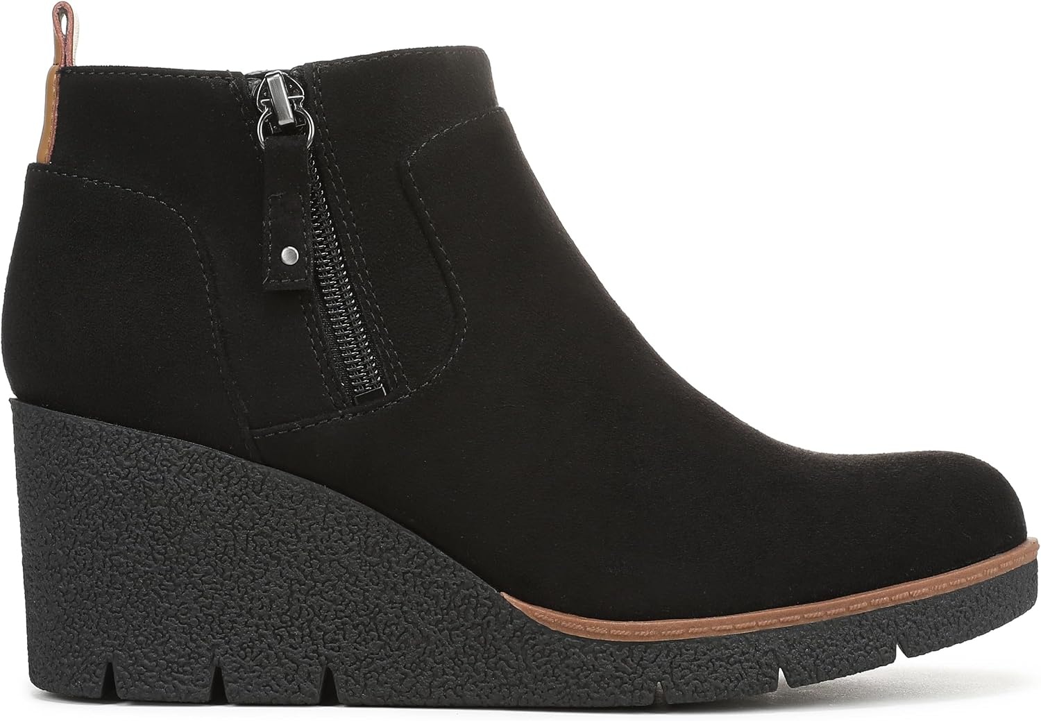 image:imageDr Scholls Bianca Zip Short BootsBlack Micro