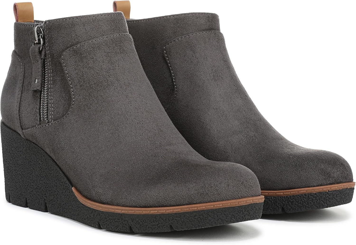 image:imageDr Scholls Bianca Zip Short BootsGreystone Micro