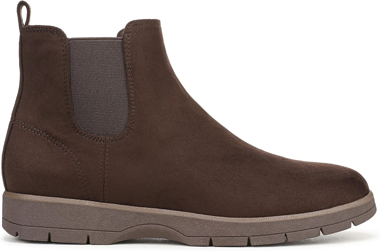 image:imageDr Scholls Northbound Pull On Short BootsDark Umber Brown Microfiber