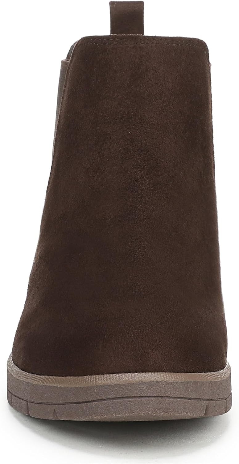 image:imageDr Scholls Northbound Pull On Short BootsDark Umber Brown Microfiber