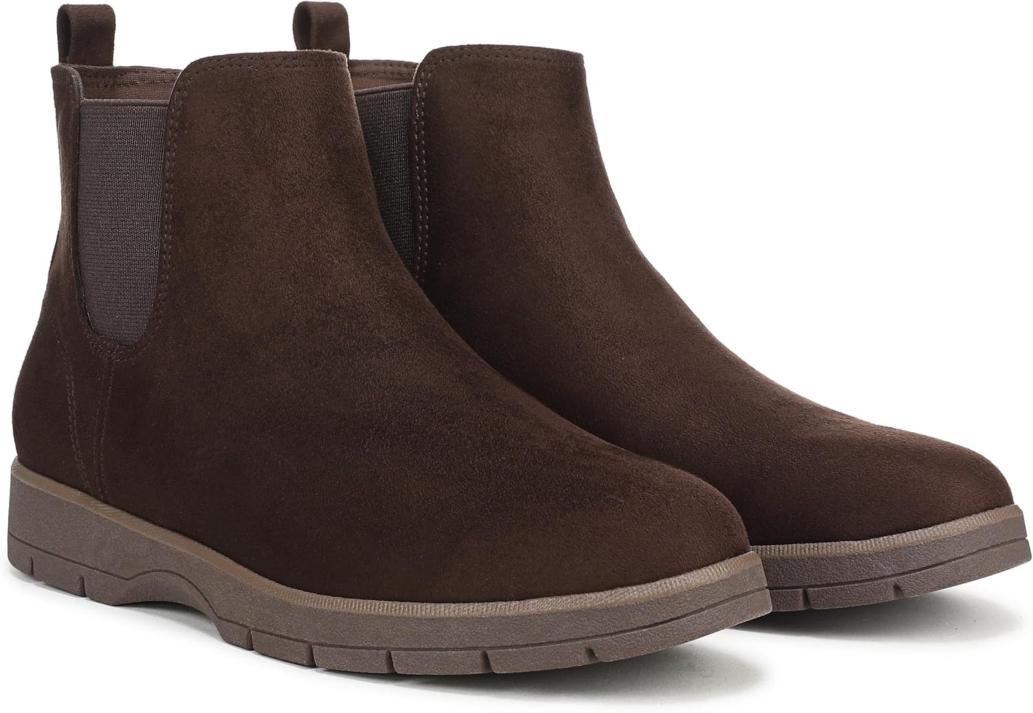 image:imageDr Scholls Northbound Pull On Short BootsDark Umber Brown Microfiber