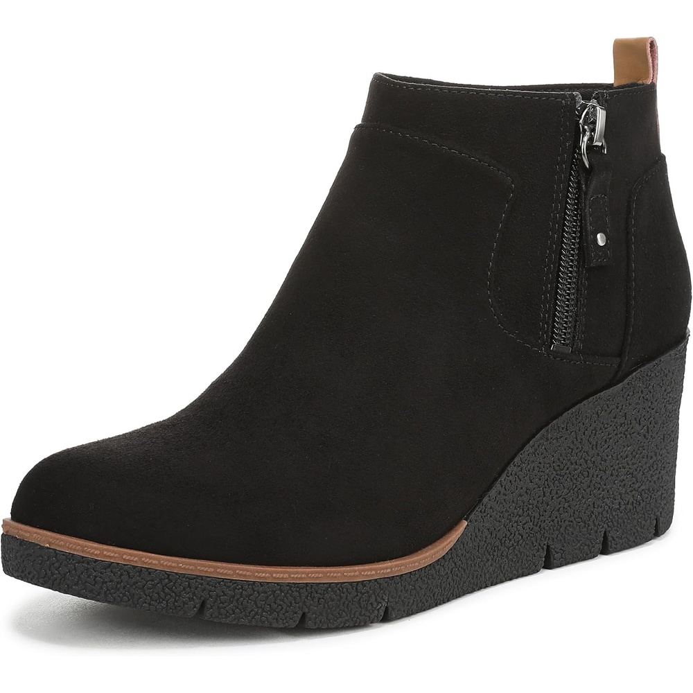 image:imageDr Scholls Bianca Zip Short BootsBlack Micro
