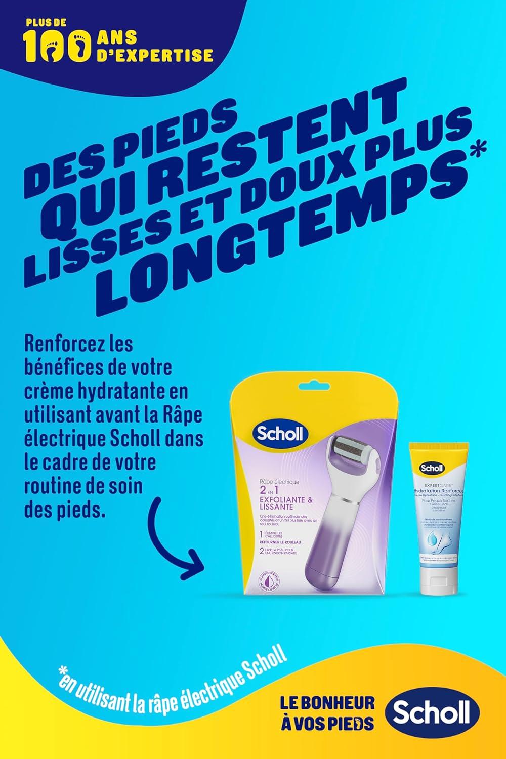 imageScholl Crme Pieds Nutrition intense pour peaux dures Hydrate en profondeur pour des pieds plus doux et plus lisses Enrichie en Allantone et provitamine B5 75mlHydratation renforce