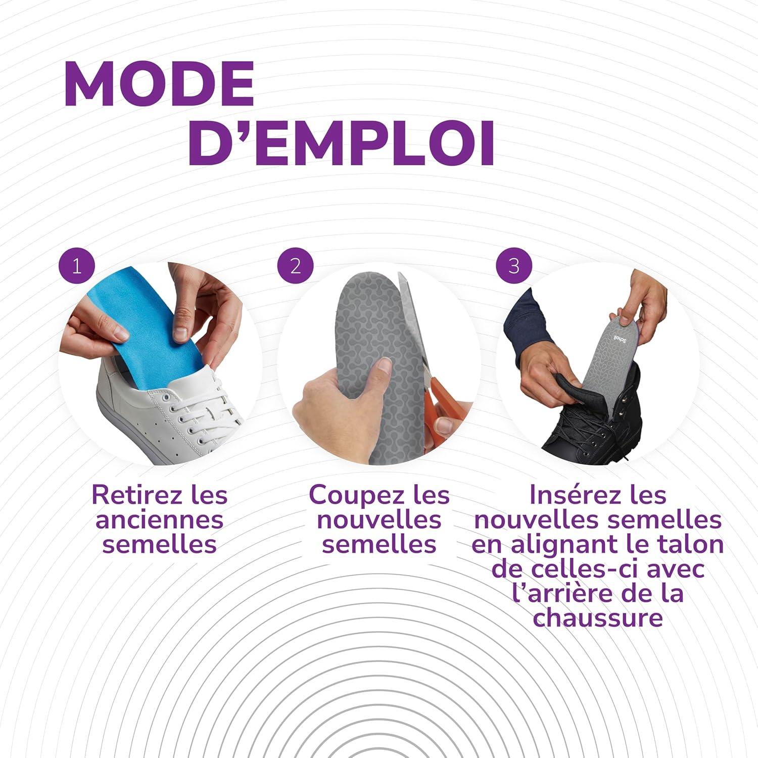 imageScholl InBalance Semelles Orthopdiques Homme ampamp Femme pour Fasciite Plantaire avec Soutien de la Vote Plantaire et Soulagement des Douleurs au Talon et au Pied Taille 37395M 4042