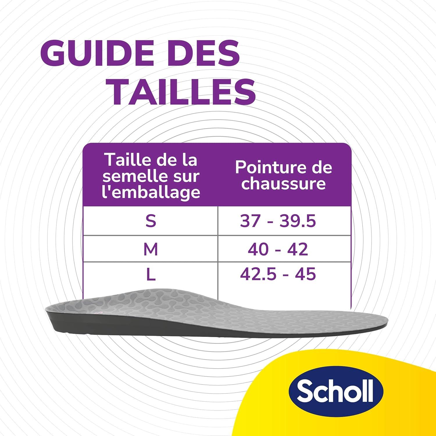 imageScholl InBalance Semelles Orthopdiques Homme ampamp Femme pour Fasciite Plantaire avec Soutien de la Vote Plantaire et Soulagement des Douleurs au Talon et au Pied Taille 37395M 4042