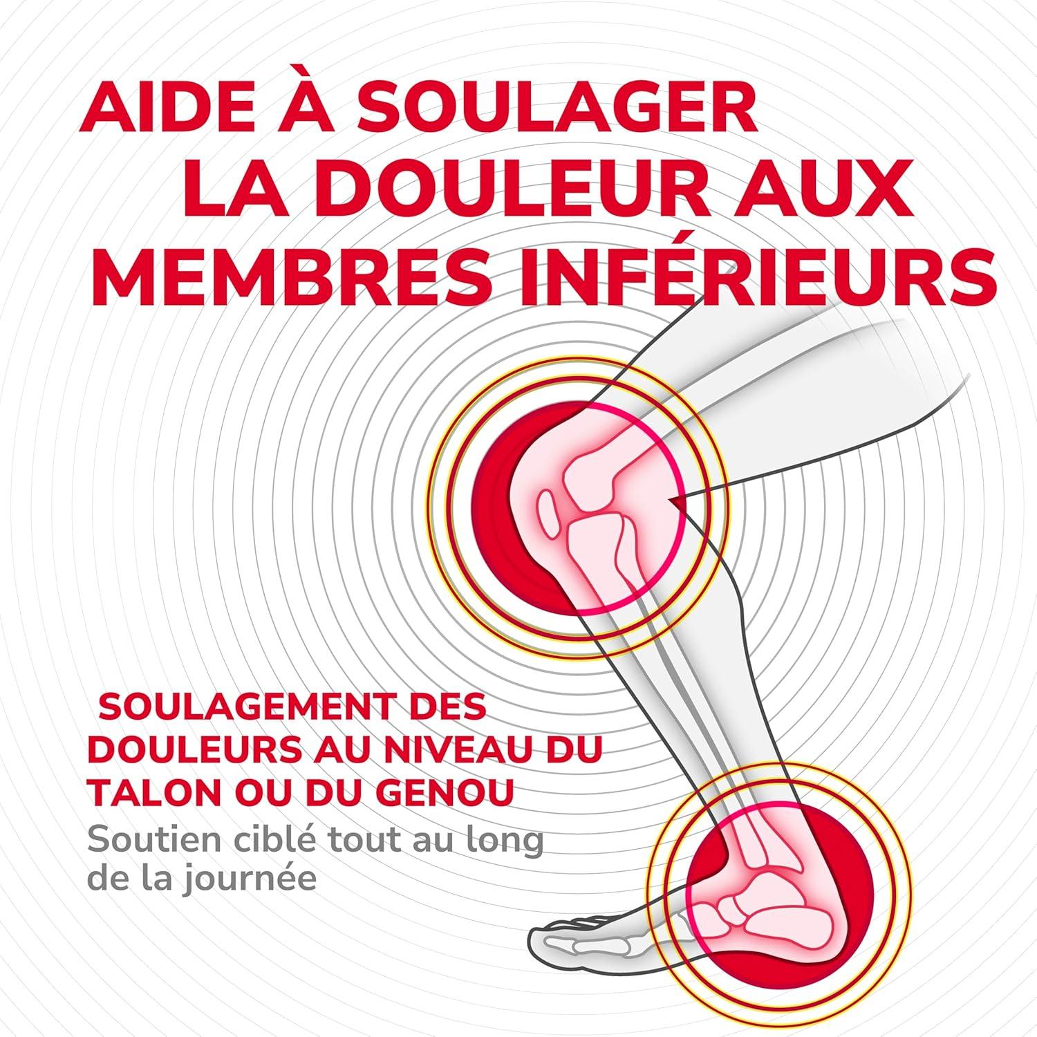imageScholl InBalance Semelles Orthopdiques Homme ampamp Femme pour soulager les Douleurs aux Genoux ampamp Talons Stabilit du Pied et Absorption des Chocs grce son Talon Renforc Taille 4042M
