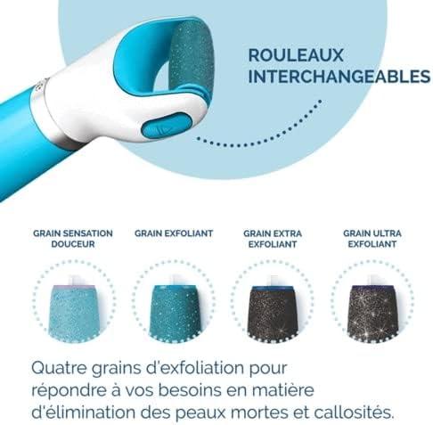 imageScholl Rouleau De Remplacement Contour Du Pied limine Corne Et Callosits Compatible Avec Ponceuse lectrique Velvet Smooth Recharge Scholl Pour Soins Doux Lisses Et Confortables Des Talons
