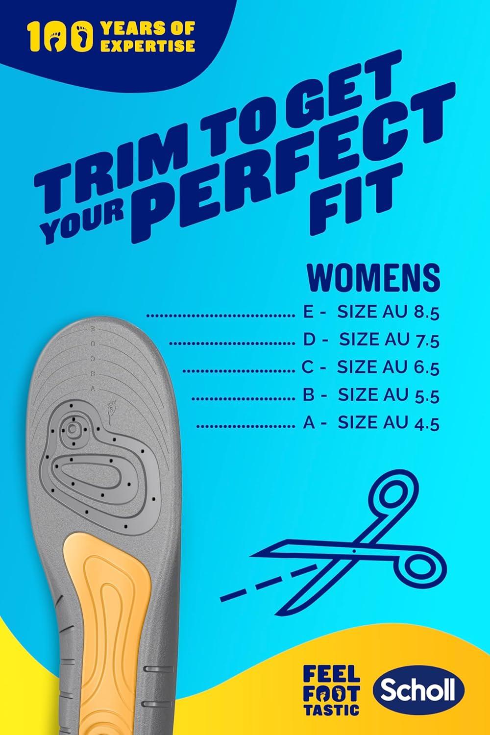 imageScholl Semelles de travail GelActiv pour femmes semelles intrieures absorption des chocs GelActiv pour rester debout toute la journe Semelles intrieures pour bottes de travail ou chaussures de travail Pointures britanniques 35 75 1 paire lemballage peut varier39 x 104 x 315mm