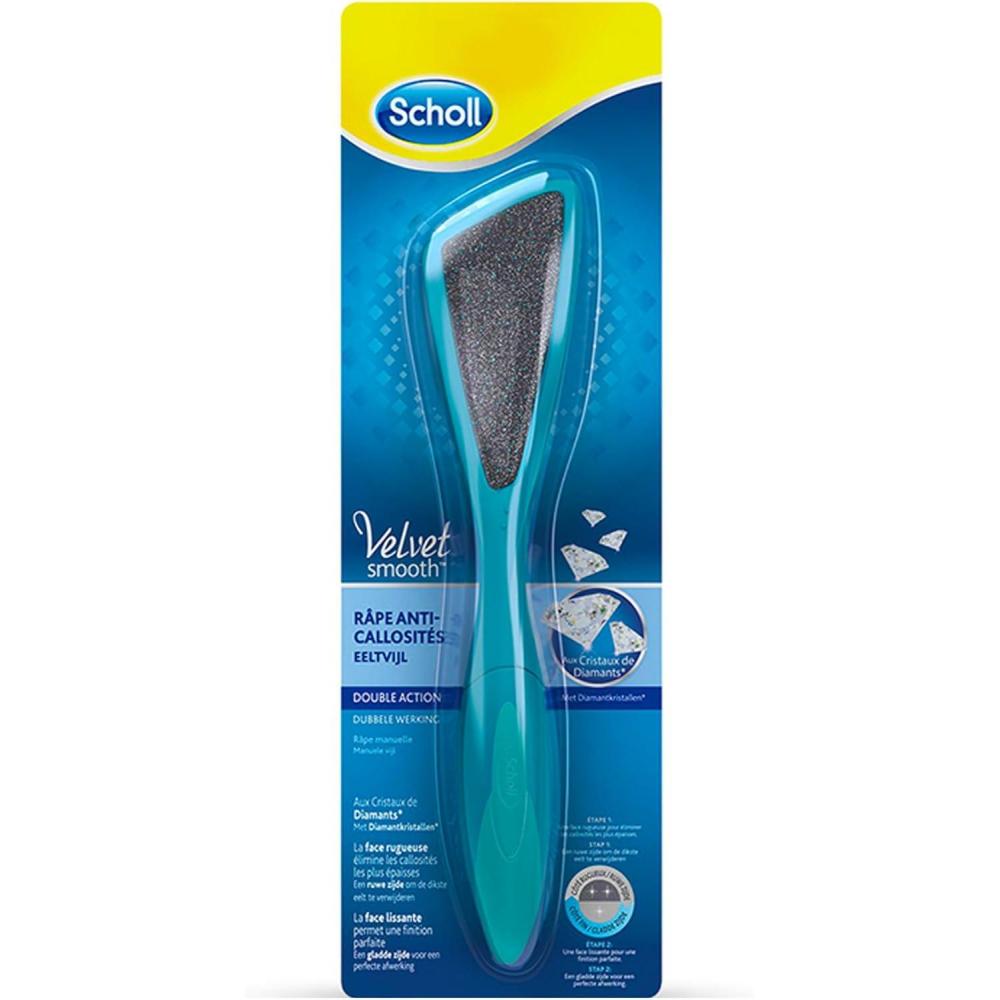 imageScholl Rpe Manuelle AntiCallosits Double Action aux Cristaux de Diamants Exfoliation Efficace et Douce