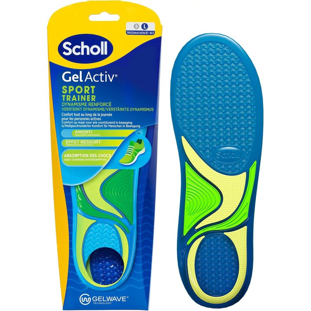 imageScholl Semelles GelActiv Sport Femmes  Absorption des Chocs et Rduction de la Fatigue grce  GelWave  Confort Suprieur pour Chaussures de Sport et Activits Intenses  Taille 355  4054046 5