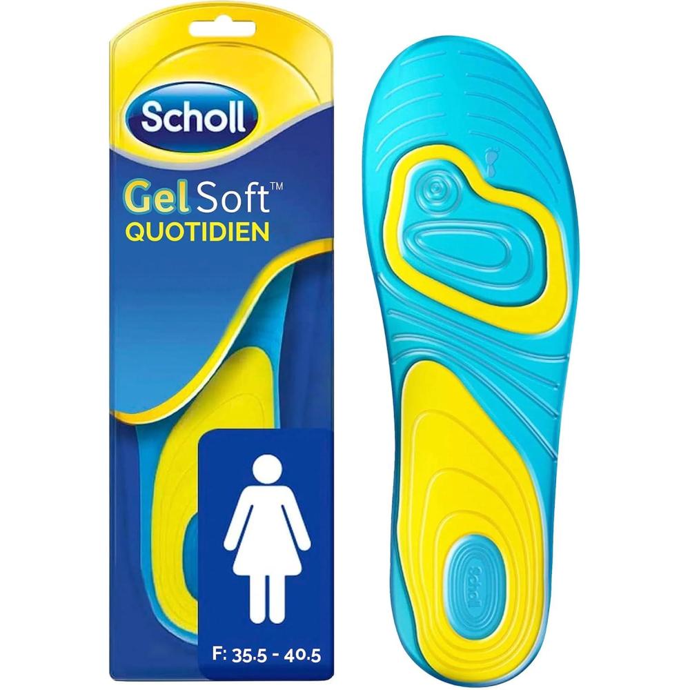 imageScholl Semelles GelSoft Chaussures Femme Quotidien Pointure de 355  405  1 paireQuotidien