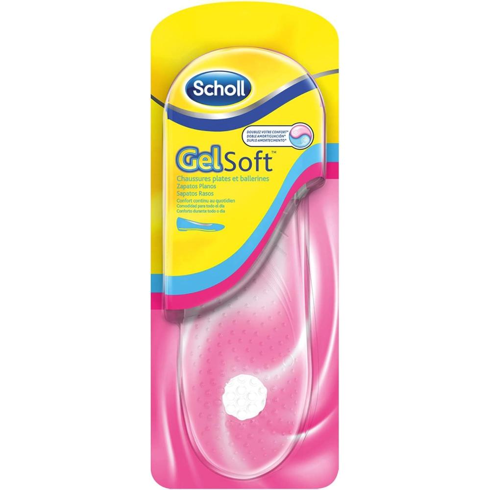 imageScholl Semelles GelSoft Chaussures Femmes Plates Et Ballerines  Confort Suprieur Avec Gel Absorbant Les Chocs Effet Amortissant Design Ergonomique Et Maintien Parfait Pointure 355405