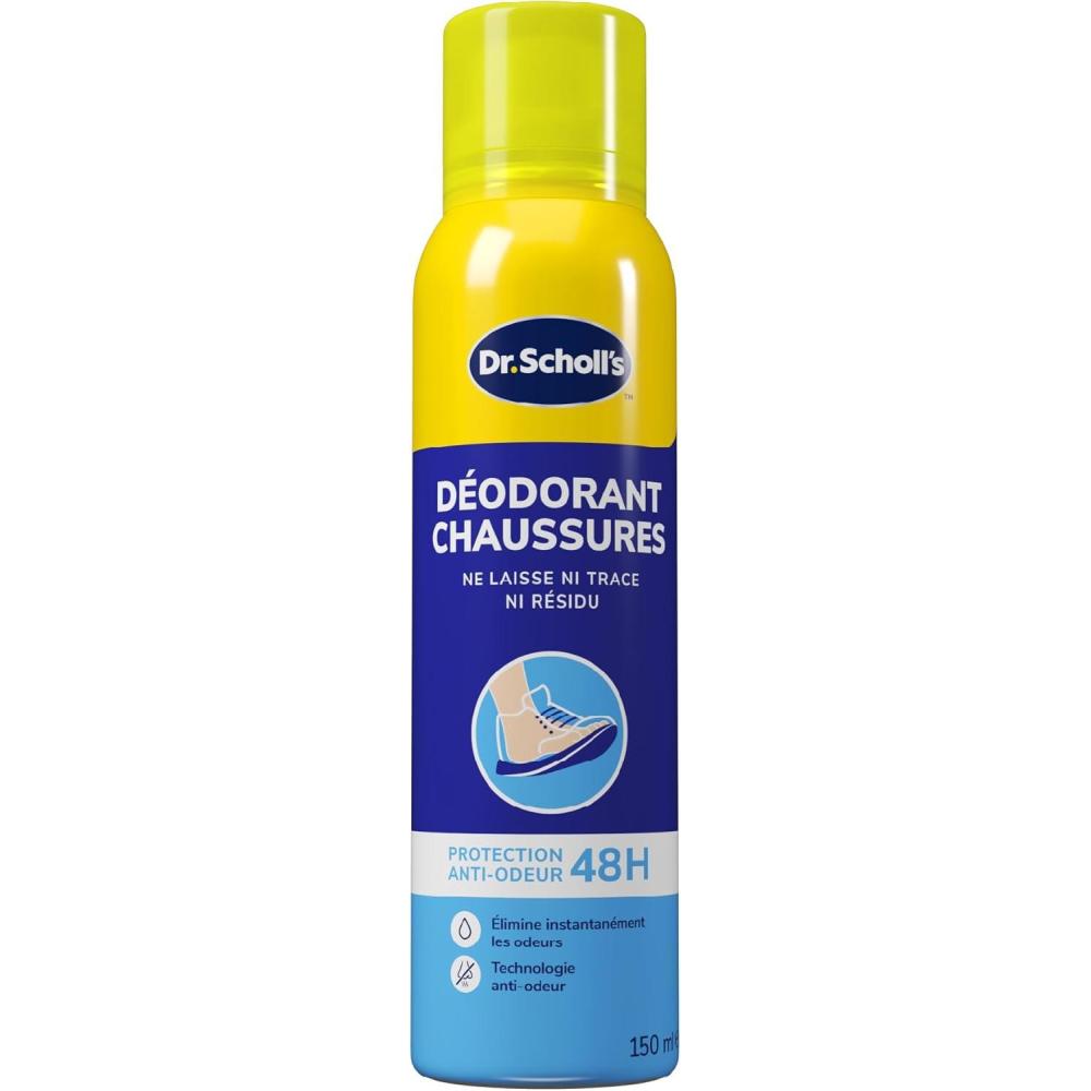 imageScholl Spray Fresh Step Dodorant Pieds Neutralise Odeurs et Humidit Formule Purifiante AntiTranspirante Refrachit et Protge Pieds 24h Parfum Lger pour Confort Durable 150mlChaussures