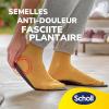 Scholl In-Balance Semelles Orthopédiques Homme & Femme pour Fasciite Plantaire avec Soutien de la Voûte Plantaire et Soulagement des Douleurs au Talon et au Pied, Taille 37-39,5(M – 40-42)