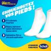 Scholl Masque Pieds Nourrissant à l&rsquo;Huile de Noix de Coco: Sans parfum ni colorants pour peaux sèches. Chaussettes hydratantes non grasses, faciles à utiliser. Emballage et masque recyclables, 1 paire