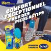 Scholl Semelles GelActiv Décontracté pour chaussures hommes – Un confort renforcé par la mousse à mémoire de forme et la technologie GelWave tout au long de la journée – Taille 40 à 46,5