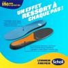 Scholl Semelles GelActiv Professionnel – Chaussures de travail Hommes – Pour un confort durable avec une absorption des chocs et un amorti renforcé grâce à la technologie GelWave – Taille 40 à 46,5