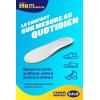 Scholl Semelles LiquiFlex Soutien Quotidien pour Hommes – Confort Durable, Mémoire de Forme et Soutien de la Voûte Plantaire, Idéal pour Longues Journées – Taille 41-46,5-1 Paire(Large)