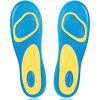 Scholl Semelles de travail GelActiv pour femmes, semelles intérieures à absorption des chocs GelActiv pour rester debout toute la journée – Semelles intérieures pour bottes de travail ou chaussures de travail – Pointures britanniques 3,5 à 7,5, 1 paire (l’emballage peut varier)(taille unique)