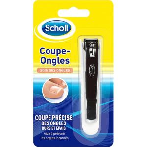 Scholl Coupe-Ongles – Accessoire Pédicure et Manucure – Idéal pour Ongles Durs et Épais – Résistant et Précis pour une Utilisation Simple et Hygiénique – Soin des Pieds et Ongles Complet