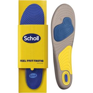 Scholl Gelactiv 2 Semelles Running Homme – Chaussures de Sport pour Course – Absorption des Micro-Chocs – Activités à Fort Impact – Soutien la Voûte Plantaire – Taille 40 à 46,5(Gris)