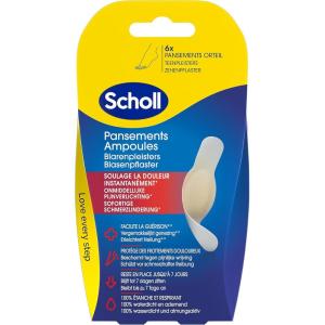 Scholl Pansements Ampoules Orteils – Petit format – Soulage Immédiatement la Douleur – Cicatrisation Rapide – Restent en Place Jusqu&rsquo;à 7 Jours – Boîte de 5 pansements