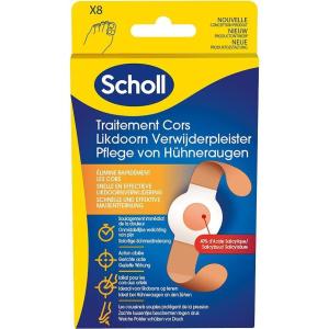 Scholl Pansements Traitement Durillons – Action Ciblée sur les Durillons, Acide salicylique, Soulagement Immédiat avec Protection contre la Pression et Adhésif Testé Dermatologiquement(Corricides Cors)