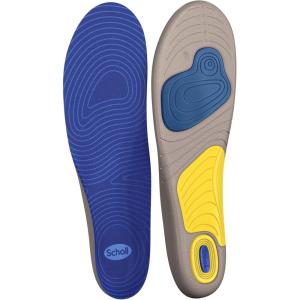 Scholl Semelles GelActiv Running Femme – Chaussures de Sport pour Course – Absorption des Micro-chocs – Activités à Fort Impact – Soutien de la Voute Plantaire – Taille 35,5 à 40,5-1 paire(Gris)
