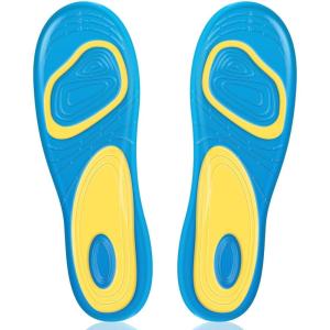 Scholl Semelles de travail GelActiv pour femmes, semelles intérieures à absorption des chocs GelActiv pour rester debout toute la journée – Semelles intérieures pour bottes de travail ou chaussures de travail – Pointures britanniques 3,5 à 7,5, 1 paire (l’emballage peut varier)(taille unique)
