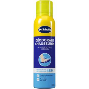Scholl Spray Fresh Step Déodorant Pieds – Neutralise Odeurs et Humidité – Formule Purifiante Anti-Transpirante – Refraîchit et Protège Pieds 24h – Parfum Léger pour Confort Durable – 150ml(Chaussures)