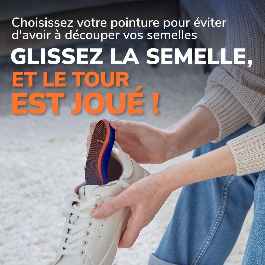 imageDr Scholls Semelles Orthopdiques Advanced HommesFemmes Pour Chaussures de Travail et Bottes Soulagent la Fasciite Plantaire Soutiennent vote et pieds plats Absorbent les chocs jusqu 150kg
